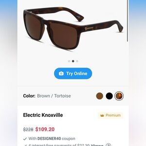 Electric Knoxville sunglasses